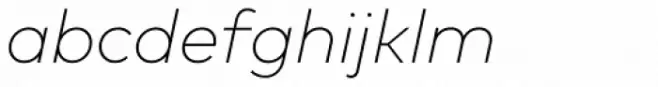 FF Mark Pro ExtraLight Italic