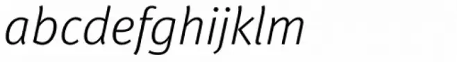 FF Meta OT Light Italic