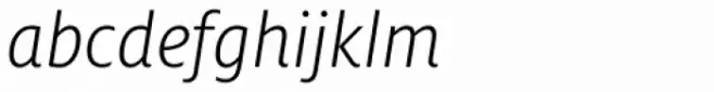 FF Milo OT Light Italic