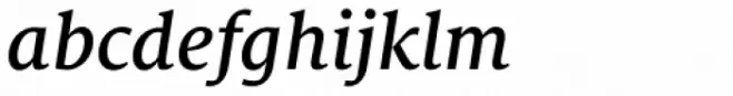 FF Milo Serif OT Medium Italic