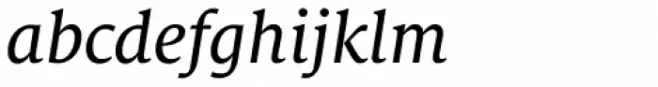 FF Milo Serif OT Text Italic