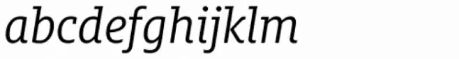 FF Milo Slab OT Italic