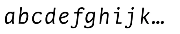 FF Nexus Typewriter Italic