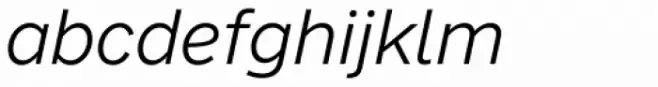 FF Nort Light Italic