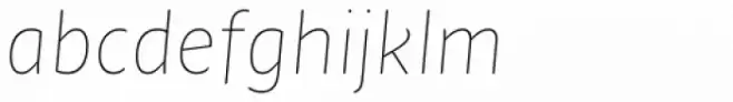 FF Pastoral Thin Italic