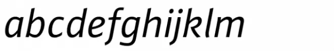 FF Plus Sans Italic