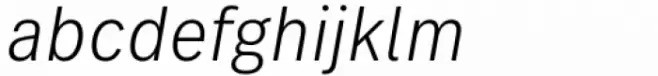 FF Real Text Condensed Light Oblique