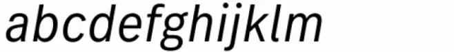 FF Real Text Condensed Semi Light Oblique