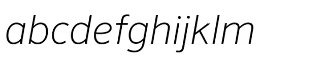 FF Sero Extra Light Italic