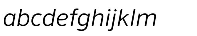 FF Sero Light Italic