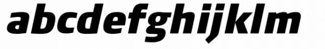 FF Signa Condensed Extra Black Italic