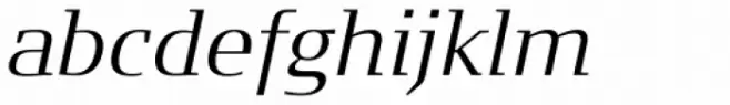 FF Signa Serif Pro Light Italic