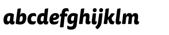 FF Tisa Sans Paneuropean Extra Bold Italic