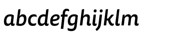 FF Tisa Sans Paneuropean Medium Italic