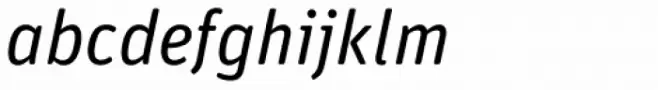 FF Unit Rounded Std Regular Italic