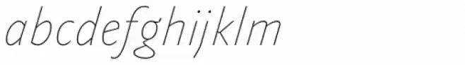 FF Yoga Sans Std Hairline Italic