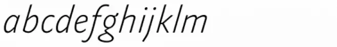 FF Yoga Sans Std Thin Italic