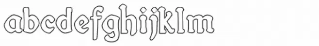 Fin Fraktur Outline