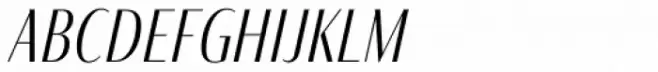Fino Sans Light Italic