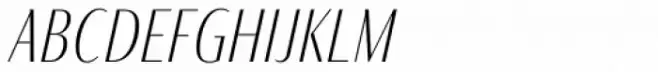 Fino Sans Thin Italic