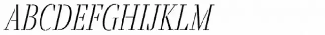Fino Stencil Thin Italic