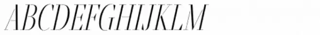 Fino Stencil Title Thin Italic