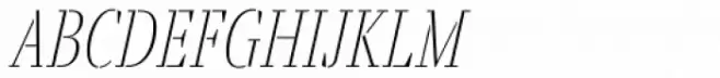 Fino Stencil Ultra Thin Italic