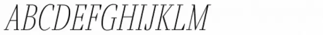 Fino Ultra Thin Italic