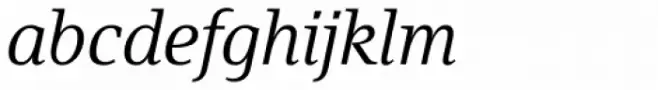 Fiona Serif Italic