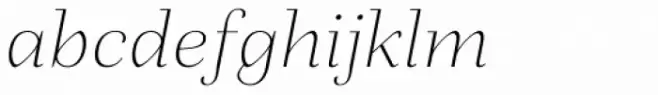 Fiorina Subhead Thin Italic