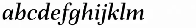 Fiorina Text Medium Italic