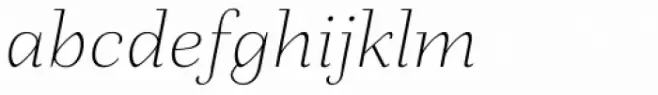 Fiorina Text Thin Italic
