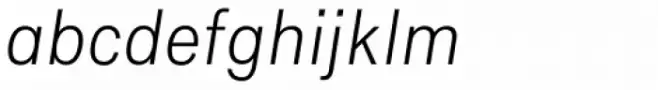 Flaco Light Italic