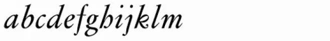 Flanker Garaldus Medium Italic