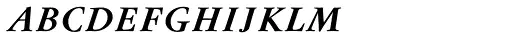 Flanker Garaldus Small Caps Bold Italic