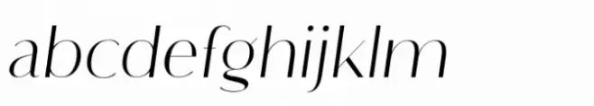 Flatline Sans Extra Light Italic