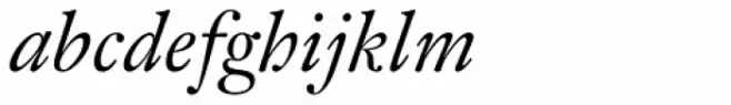 Fleischman BT Pro Italic