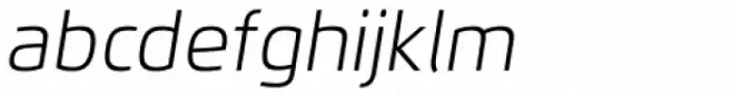 Flexo Light Italic