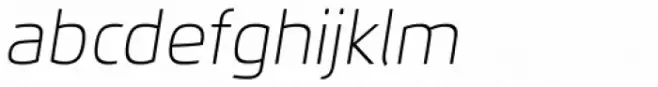 Flexo Thin Italic