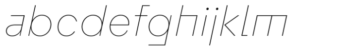 Flink Neue Bauhaus Thin Italic