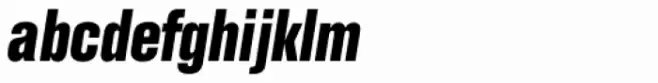 Folio Cond Bold Italic
