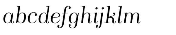 Foria Book Italic