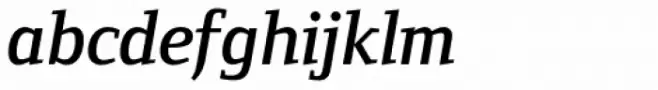 Foundry Form Serif Demi Italic