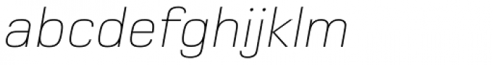 Foundry Monoline UltraLight Italic