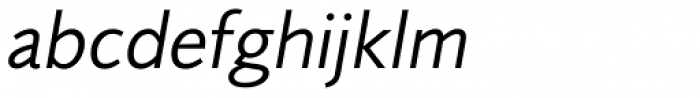 Foundry Sans Normal Italic
