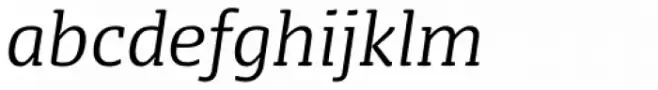 FPDancer Serif Light Italic