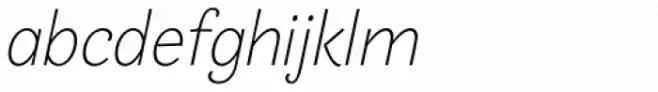 Frambuesa Light Italic
