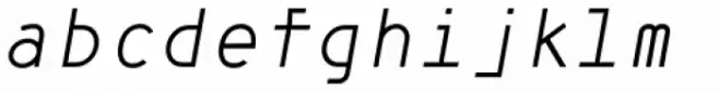 Framework Mono Light Italic