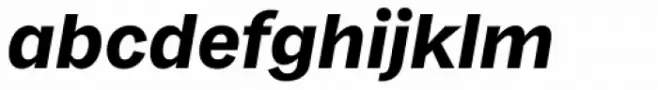 Franca Extra Bold Italic