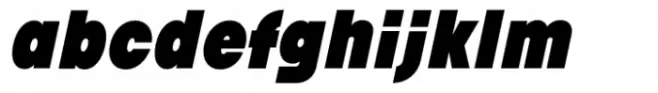 Franie Condensed Black Italic